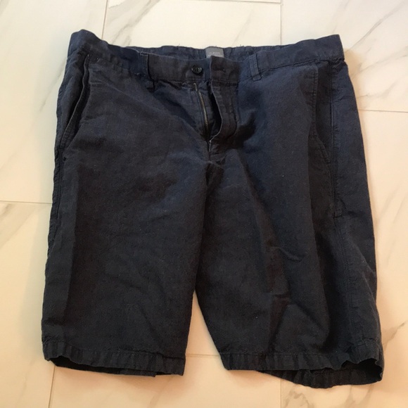 Men’s GAP Navy Linen Shorts - size 36 - Picture 2 of 5